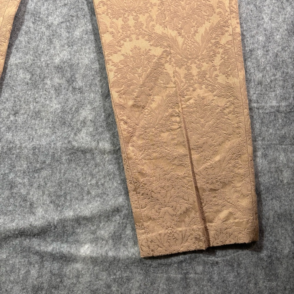 Zara Womens Mustarc Colored‎ Designed Skinny Pants Size S - Picture 6 of 13